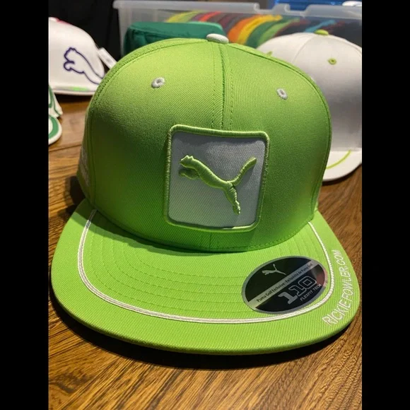 Green puma golf hat shop